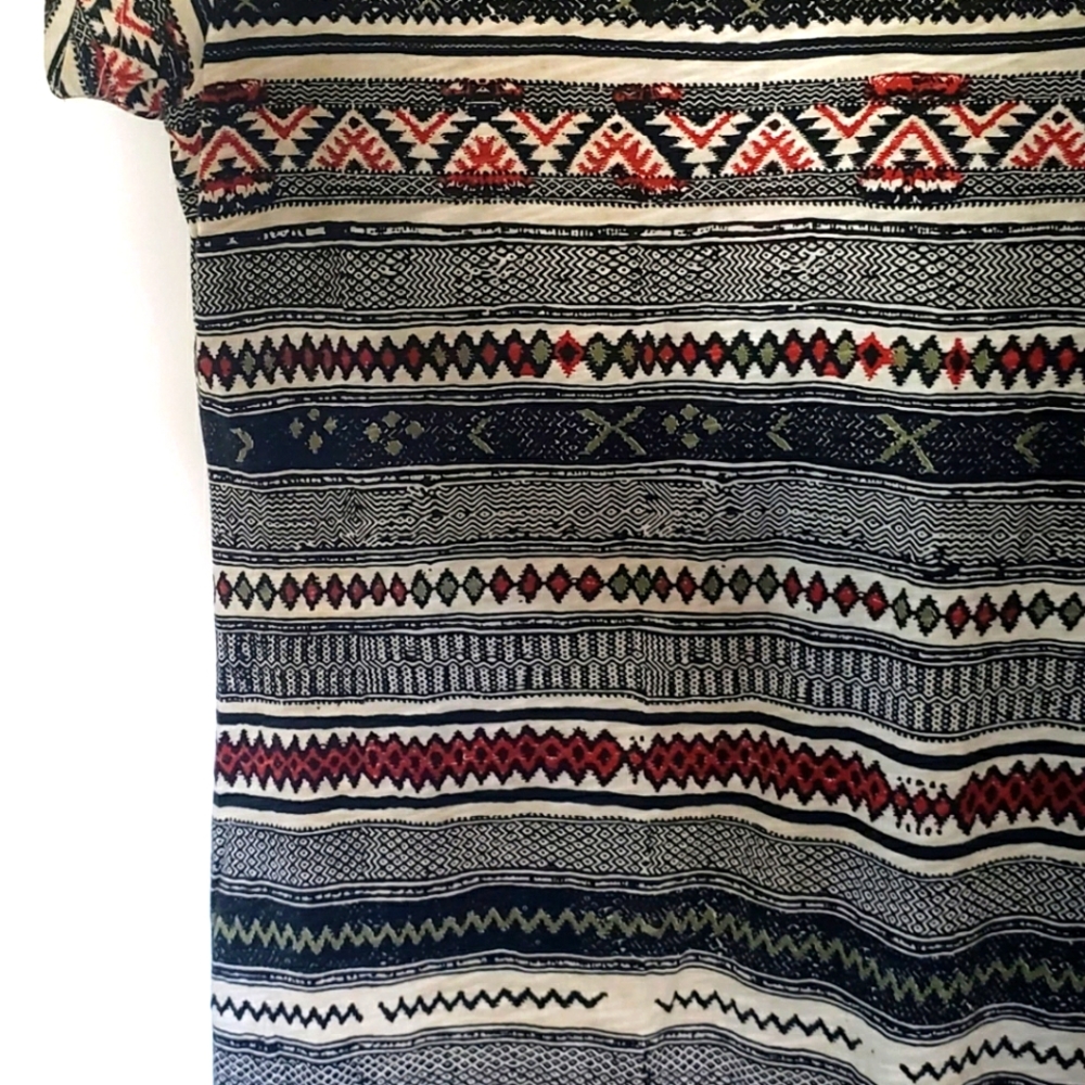 Peruvian Connection sporty, causal shirt dress. Small.